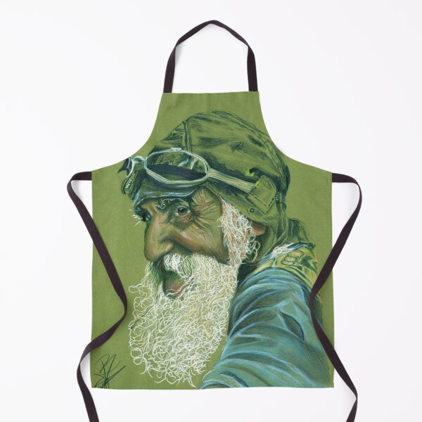 Item preview, Vintage Aviator Portrait - Expressive Art designed and sold by CamaleonDesigns.