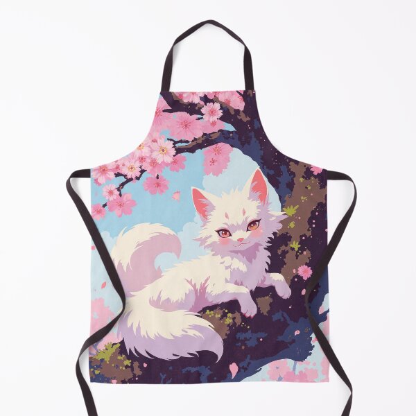 Item preview, Enchanted mischief kitsune under cherry blossoms designed and sold by ShroomForge.