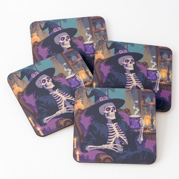 Item preview, Halloween mischief the playful skull designed and sold by ShroomForge.