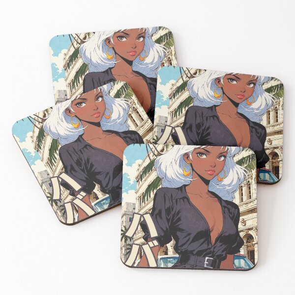 Item preview, La Habana Cuba Pretty Anime Black Girl 80s Retro Aesthetic Vintage Cultural Travel  designed and sold by onlyanimevibes.