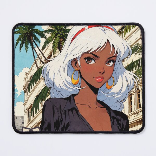 Item preview, La Habana Cuba Pretty Anime Black Girl 80s Retro Aesthetic Vintage Cultural Travel designed and sold by onlyanimevibes.