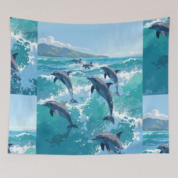 Item preview, Jubilant leaps ocean wonders designed and sold by ShroomForge.