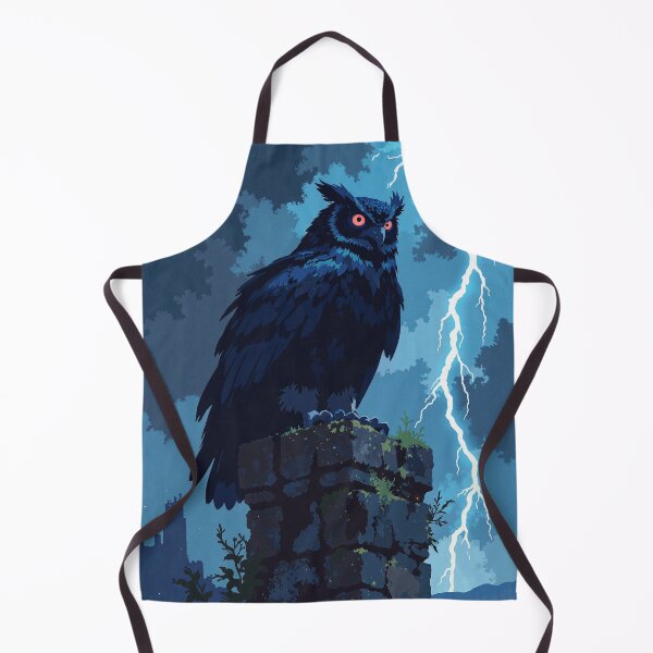 Item preview, Thunderguardian the owl above ruins designed and sold by ShroomForge.