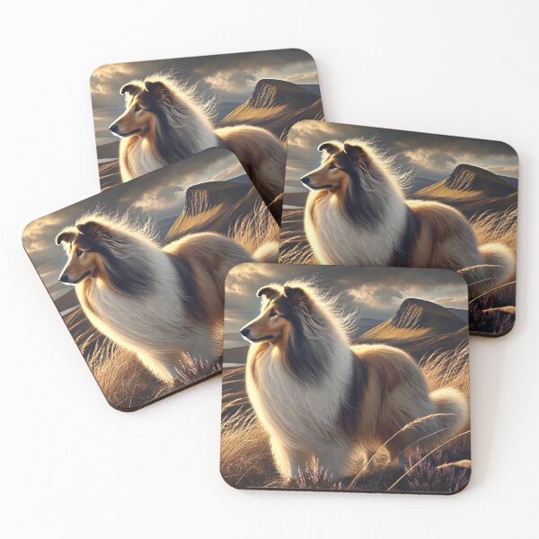 Item preview, Collie in the Highland Light designed and sold by LegademaArt.