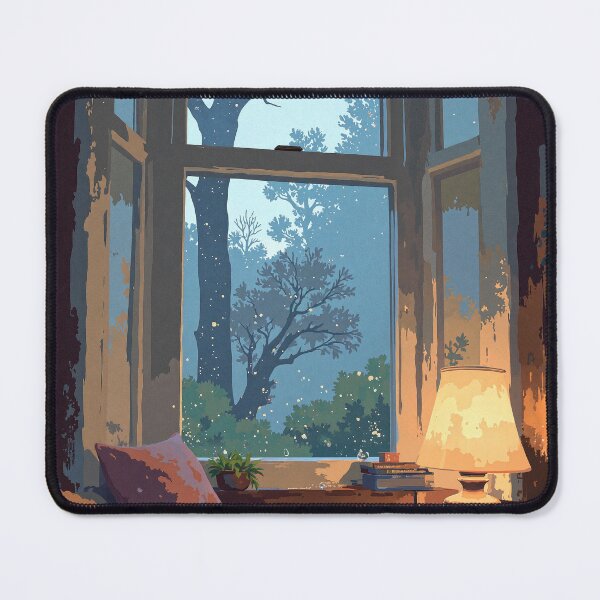 Item preview, Cozy nook rainy afternoon refuge designed and sold by ShroomForge.