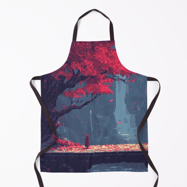 Item preview, Crimson Tree Over Quiet Bridge designed and sold by Raylow Designs.