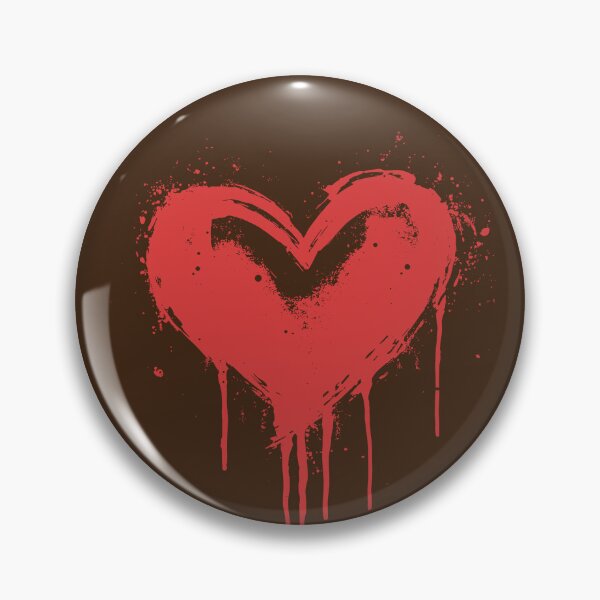 Item preview, Grunge Heart Painted Y2K Trendy designed and sold by Geek Updated.