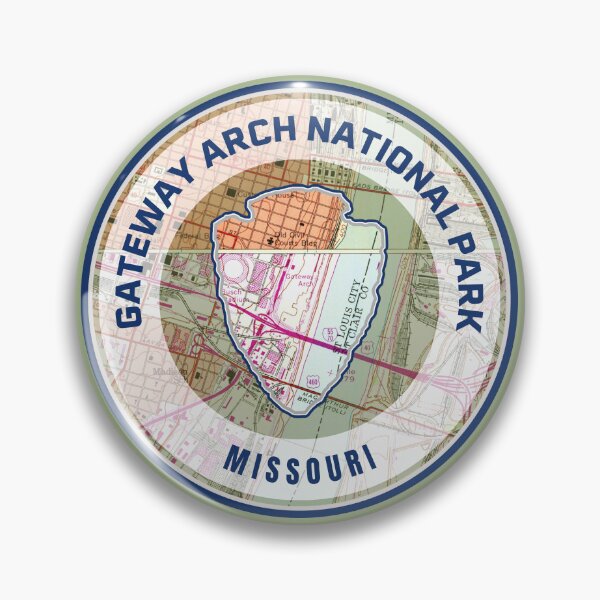 Item preview, Souvenir Map - Gateway Arch National Park designed and sold by Willz Designz.