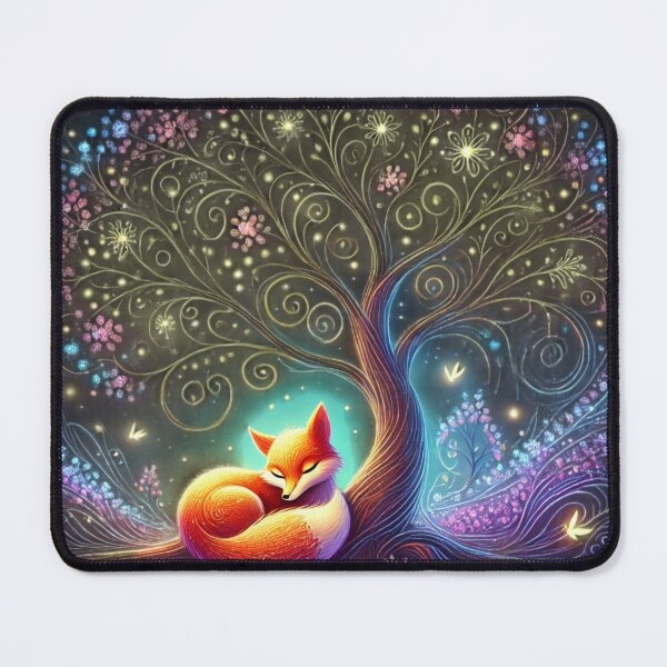 Item preview, Fox Under Enchanted Tree designed and sold by Desireehaz.
