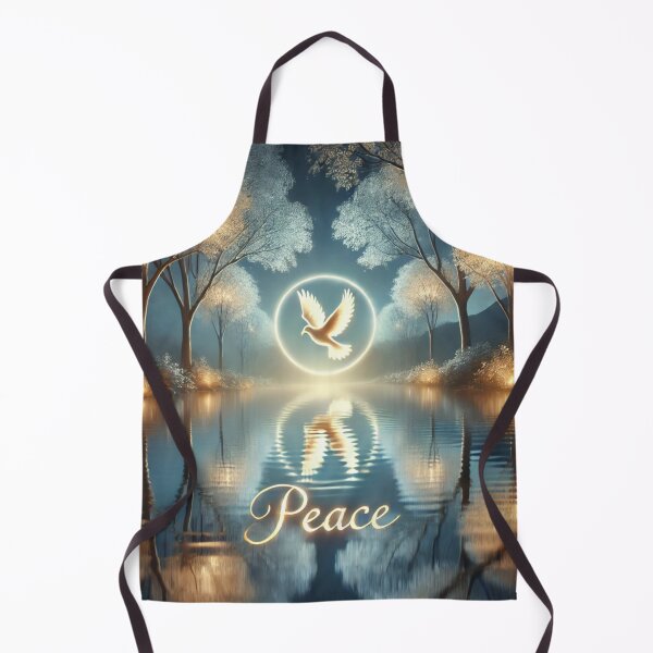 Item preview, Peaceful Dove over a Glowing Lake designed and sold by Desireehaz.