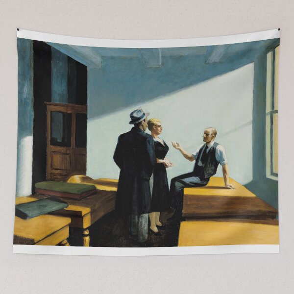 Item preview, Edward Hopper Conference At Night designed and sold by SummerlandsArt.