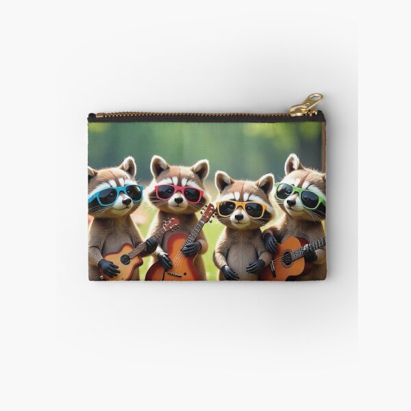 Item preview, Church Worship Team band raccoon guitars music praise Christian designed and sold by tshirtart2024.