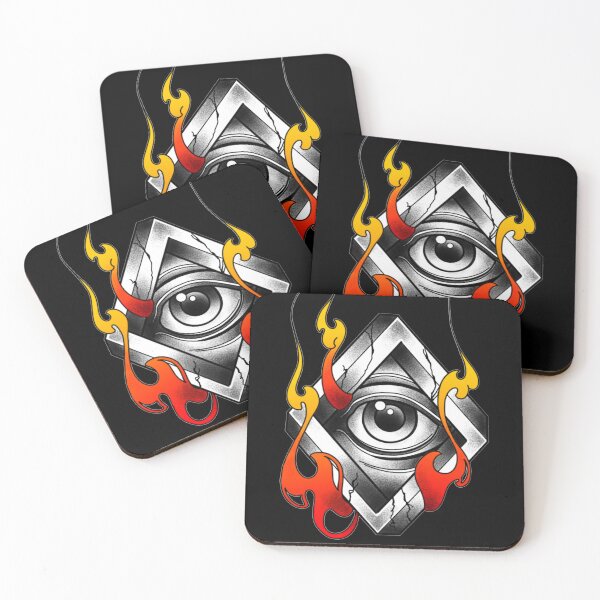 Item preview, The all-seeing eye burning designed and sold by Rafael Franklin.