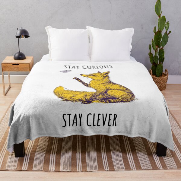 Item preview, Stay Curious Stay Clever - Fox Animales designed and sold by Wildom.