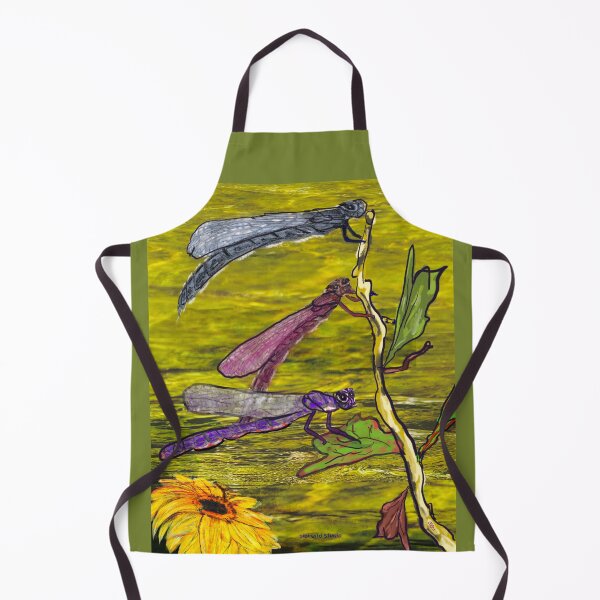 Aperçu de l'œuvre Les libellules de Claire – Ail, Heather et Autumn créée et vendue par bibiwildstudio.