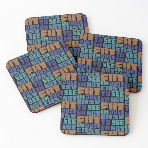 Item preview, I'm Not Fat I'm Just Easy To See designed and sold by AlchemyColor.