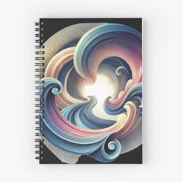 Item preview, Flowing Depths - Vibrant Tunnel-like Abstract Art designed and sold by Desireehaz.