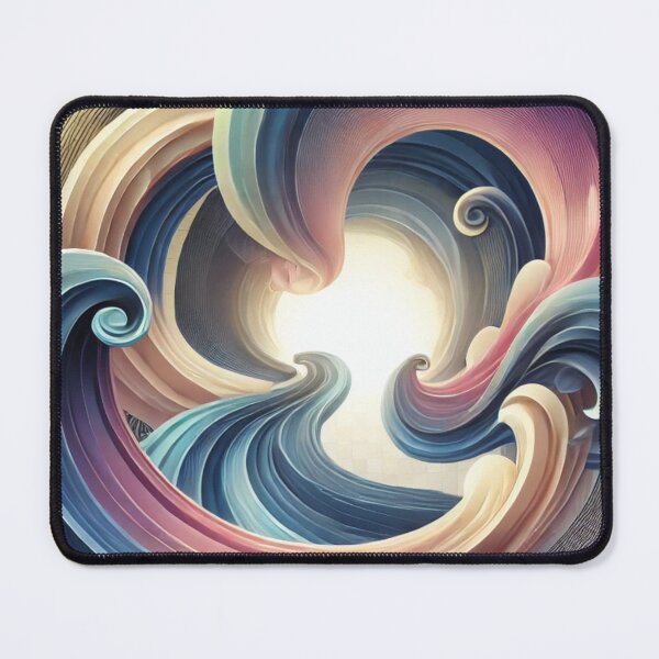 Item preview, Flowing Depths - Vibrant Tunnel-like Abstract Art designed and sold by Desireehaz.