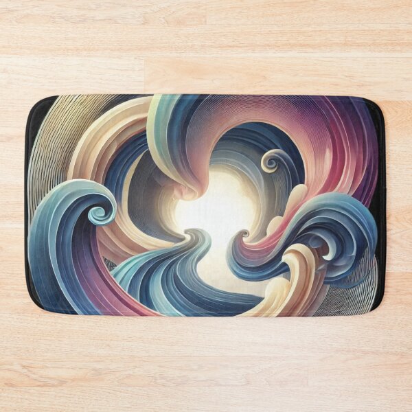 Item preview, Flowing Depths - Vibrant Tunnel-like Abstract Art designed and sold by Desireehaz.