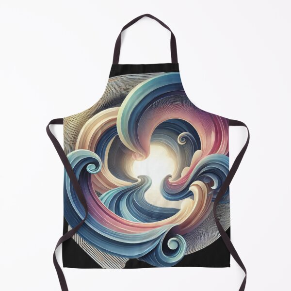Item preview, Flowing Depths - Vibrant Tunnel-like Abstract Art designed and sold by Desireehaz.
