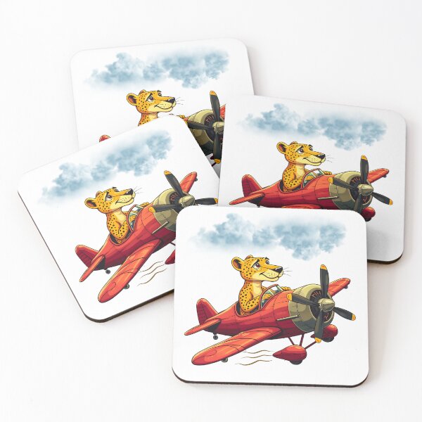 Item preview, Flying leopard designed and sold by likeforcode.