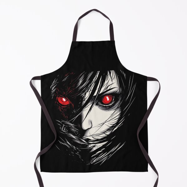 Item preview, haunting portrait of a mysterious beauty with an intense crimson gaze, captured in a gothic sty designed and sold by MOONE FLOWER.