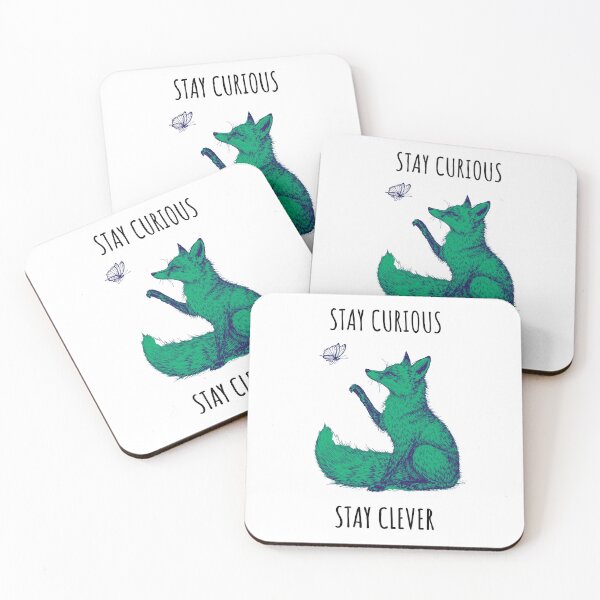 Item preview, Stay Curious Stay Clever - Fox Animales designed and sold by Wildom.