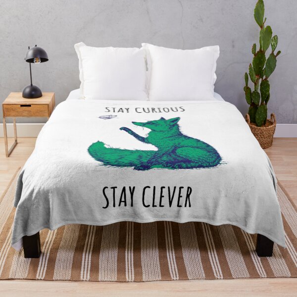 Item preview, Stay Curious Stay Clever - Fox Animales designed and sold by Wildom.