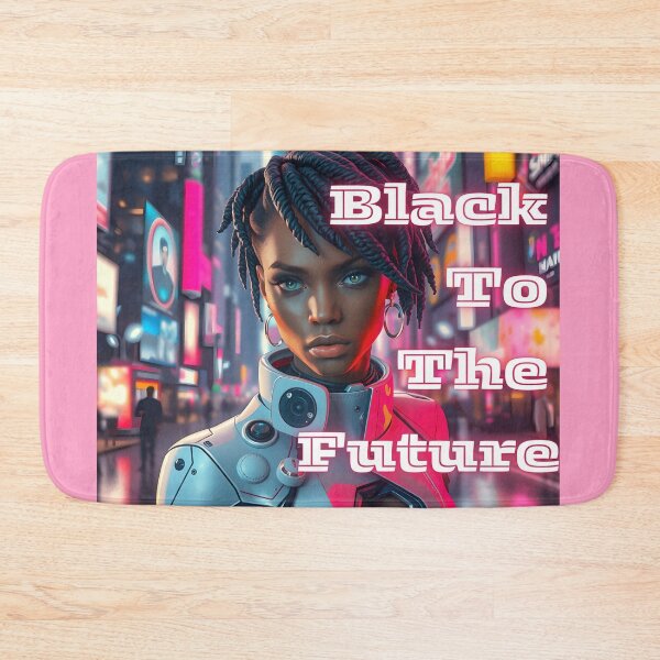 Item preview, Afrofuturism Cyberpunk Artwork - Black to the Future designed and sold by QPTheeArtist.