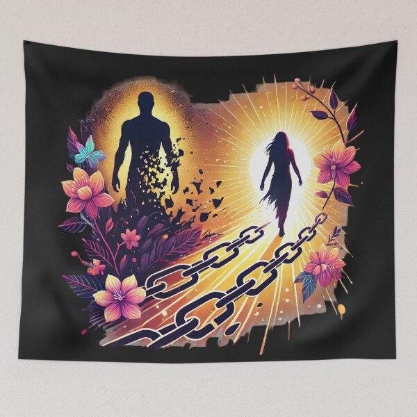 Item preview, Breaking Free - Uplifting Self-Healing and Growing Design designed and sold by Desireehaz.