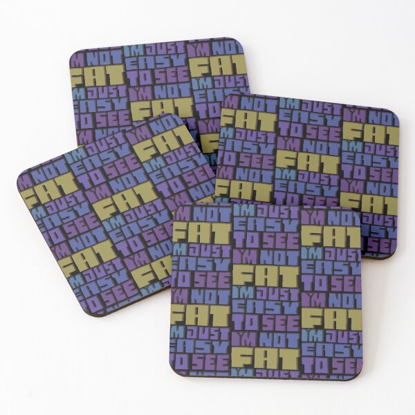 Item preview, I'm Not Fat I'm Just Easy To See designed and sold by AlchemyColor.