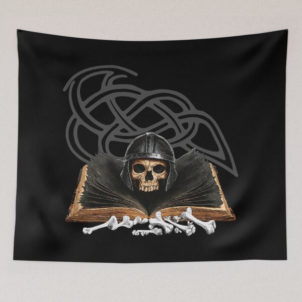 Item preview, human skull, book cover, vanitas designed and sold by Kirei-Lily.