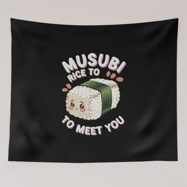 Item preview, Cute Musubi Design - Rice-Themed Artwork for Food Lovers designed and sold by love3617.