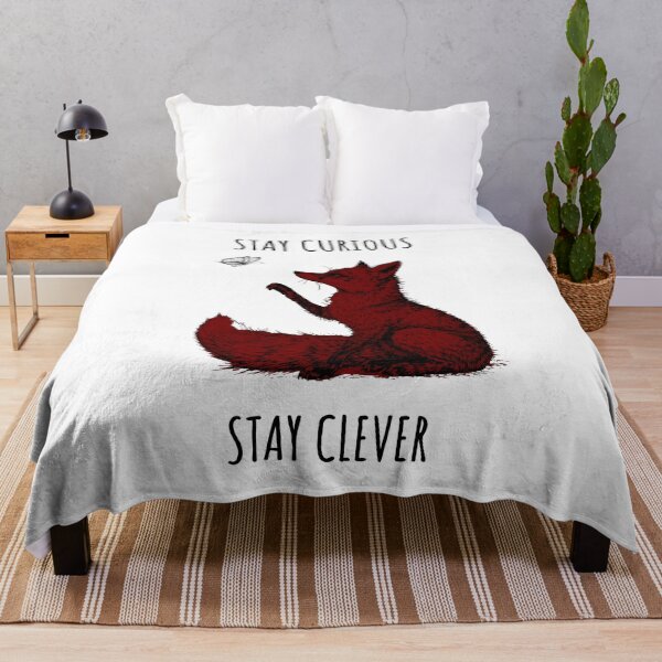 Item preview, Stay Curious Stay Clever - Fox Animales designed and sold by Wildom.