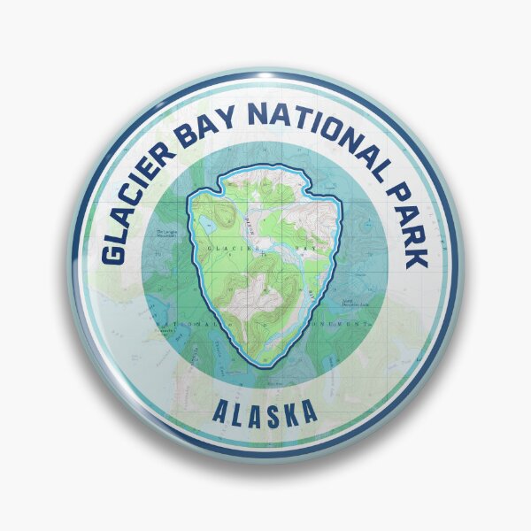 Item preview, Souvenir Map - Glacier Bay National Park designed and sold by Willz Designz.