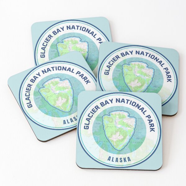 Item preview, Souvenir Map - Glacier Bay National Park designed and sold by Willz Designz.
