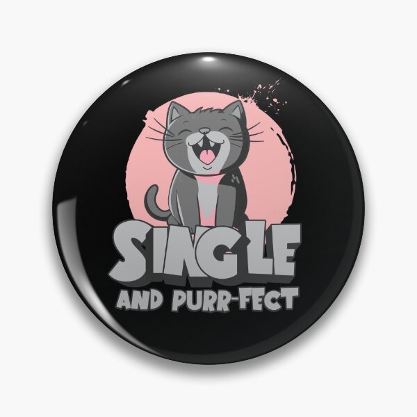 Item preview, Singles awareness day happy cat designed and sold by Graffik-Peeps.