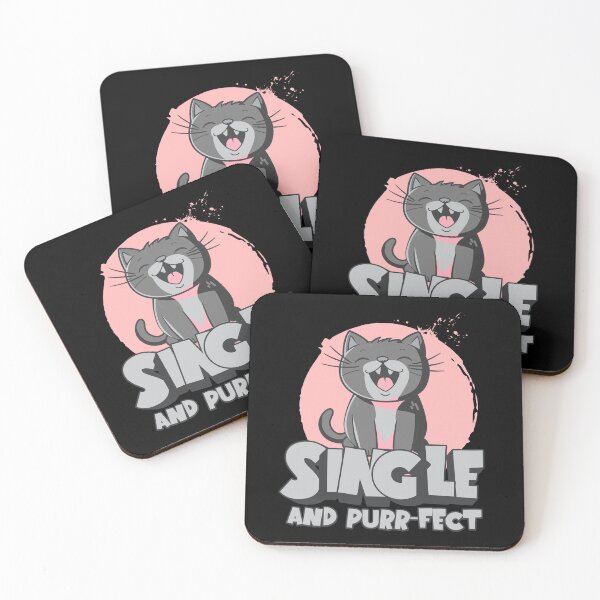 Item preview, Singles awareness day happy cat designed and sold by Graffik-Peeps.