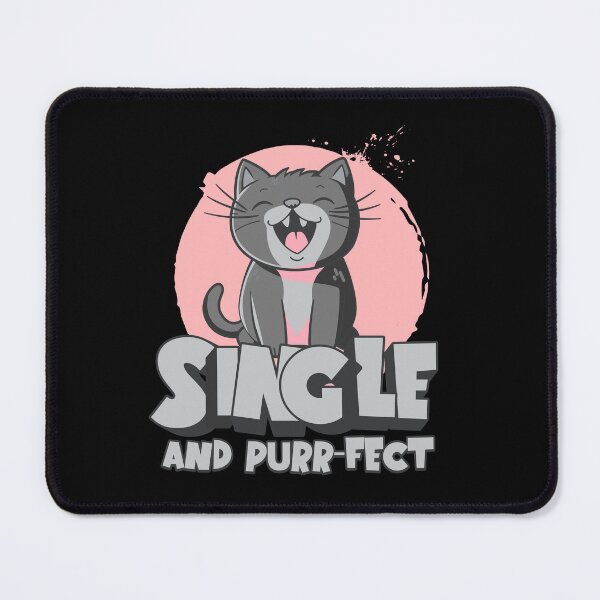 Item preview, Singles awareness day happy cat designed and sold by Graffik-Peeps.