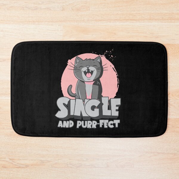 Item preview, Singles awareness day happy cat designed and sold by Graffik-Peeps.