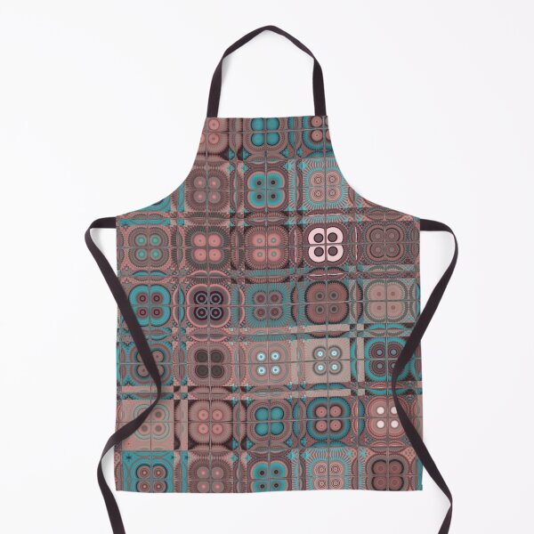 Item preview, Muted Patchwork by Jenny Meehan Pink Turquoise designed and sold by Jenny Meehan Art Prints and Patterns .