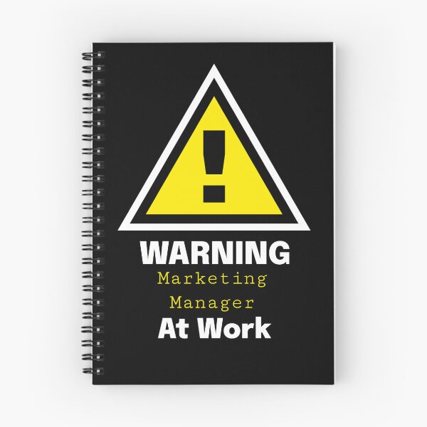 Item preview, Warning: Marketing Manager at Work - Gift for manager designed and sold by Kuuldiga.