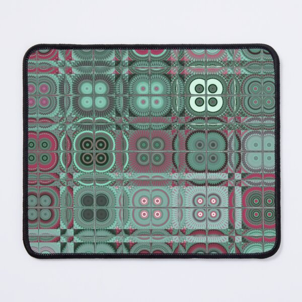 Item preview, Muted Patchwork by Jenny Meehan Green Pink designed and sold by Jenny Meehan Art Prints and Patterns .