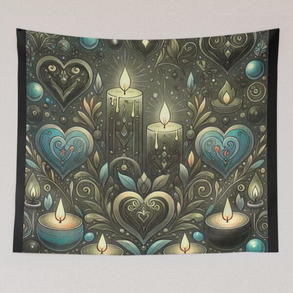 Item preview, Ethereal Glow: Heartfelt Candles and Whimsical Lights designed and sold by Desireehaz.