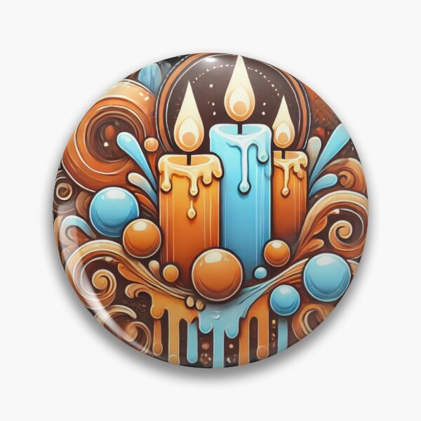 Item preview, Dripping Glow: Whimsical Dual Candle Delight designed and sold by Desireehaz.