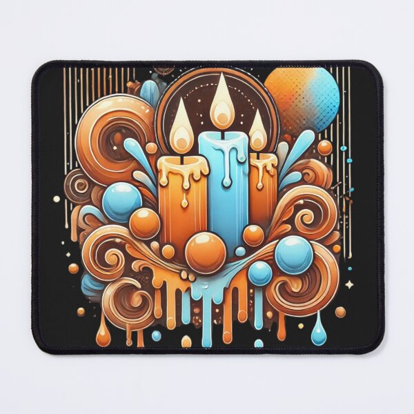 Item preview, Dripping Glow: Whimsical Dual Candle Delight designed and sold by Desireehaz.