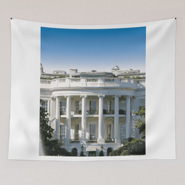 Item preview, WHITE HOUSE IN EARLY SPRING designed and sold by EliotRaffit.