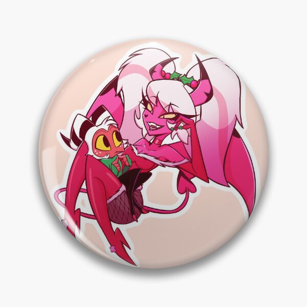 Item preview, Moxxie x Verosika Christmas Mistletoe designed and sold by GatoMultiversal.