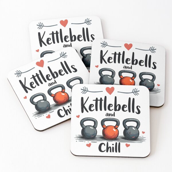 Item preview, kettlebells and chill  designed and sold by Ismartista.