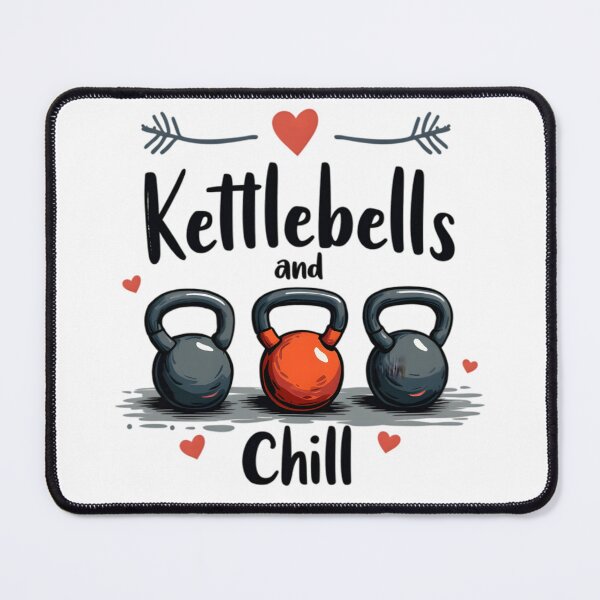 Item preview, kettlebells and chill  designed and sold by Ismartista.